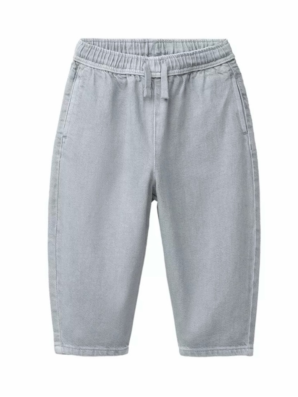 Zara Kids Light Gray Washed-Effect Balloon Barrel Jeans 4 Years toddler - Picture 1 of 4